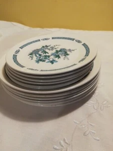 Set 12 J&G Meakin Studio SUMATRA Dinner & Lunch Dessert Plates Floral - Picture 1 of 4