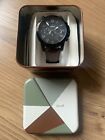 Fossil Chronograph Brown Leather FS4885 Gents Watch