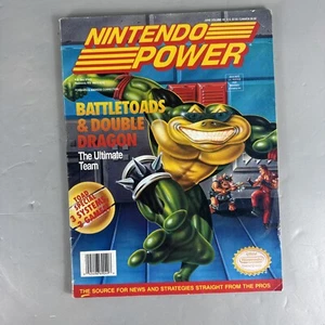 Nintendo Power Magazine Vol. 49 June 1993 - BattleToads, Double Dragon W/ Poster - Picture 1 of 5
