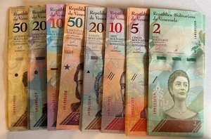 Venezuela 2 - 500 Bolivares UNC 2018 - 1 set ( 8 notes) - Picture 1 of 2