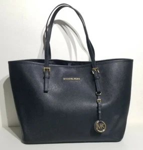 Michael Kors schwarz Saffiano Leder Jet Set große Reisetasche 38H7GTVT8L $ 278 - Bild 1 von 12