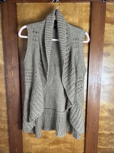 ana a new approach hellbraune Strickpullover Weste Damen Gr. Medium - Bild 1 von 6