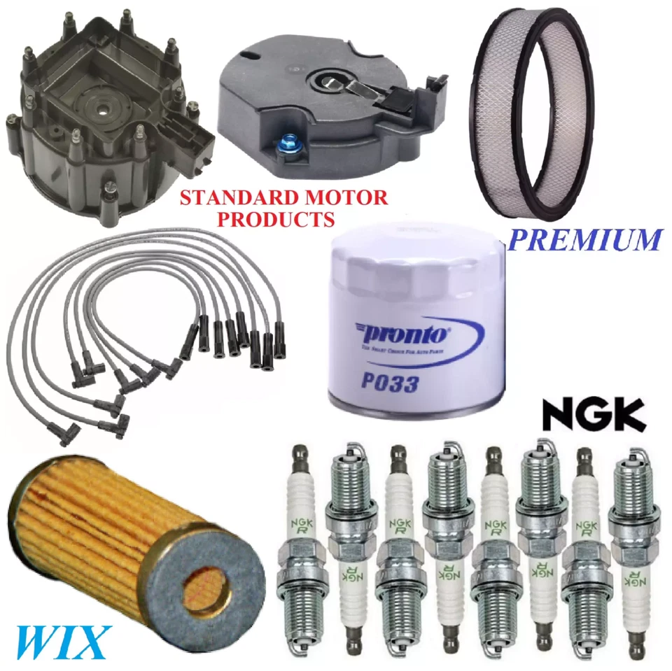 调整套件过滤器盖转子电线插头适用于OLDSMOBILE欧米茄V8 5.7L 1974 — 第 1/1 张图片