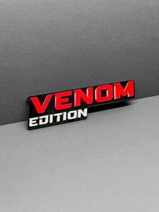 Red Venom Edition Emblem Car Badges Badass 3D Sticker Decal Multicolor - Picture 1 of 17