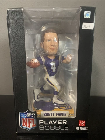 NFL Minnesota Vikings Brett Favre Forever Collectibles Bobblehead Cover