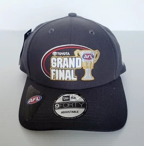 AFL GRAND FINAL MCG 2022 Cap Grey Adjust Hat New Era Logo Brand New W/Tag - Picture 1 of 6