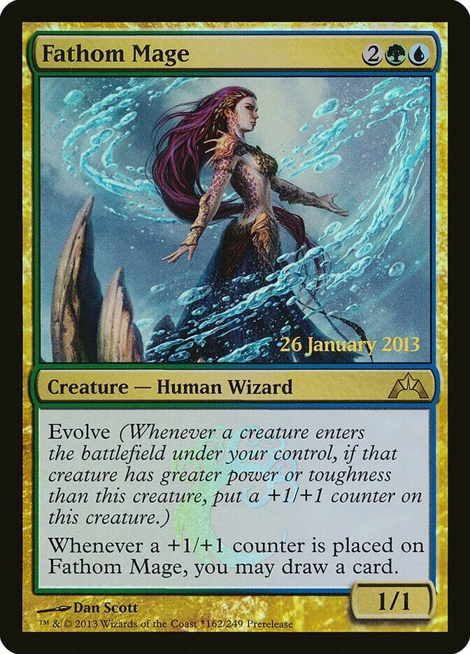 Fathom Mage [Gatecrash Promos] Near Mint Foil MTG RELEASE - Image 1 of 1