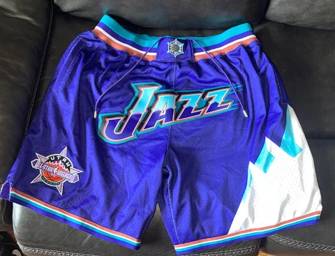 Just Don x Mitchell & Ness NBA Utah Jazz Shorts size XL Cover