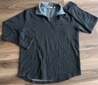 Horny Toad Men’s Quarter Zip Wool Blend Machine Washable Size Medium  - Image 1 of 3