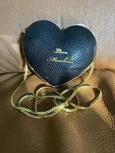 Elegante und seltene Abendtasche Clutch Handtasche Herz Love Moschino Schlange - Bild 1 von 7