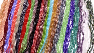 100 Faceted Rondelle Crystal Glass Beads 24 COLOURS 3x4mm - Picture 1 of 25