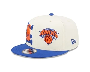 New York Knicks New Era NBA On Stage Draft 9FIFTY Snapback Hat - Cream - Picture 1 of 8