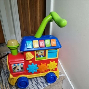 Learning Train Push Walker/ Light Up Buttons/ Sounds Promote Learning And Develo - Picture 1 of 10