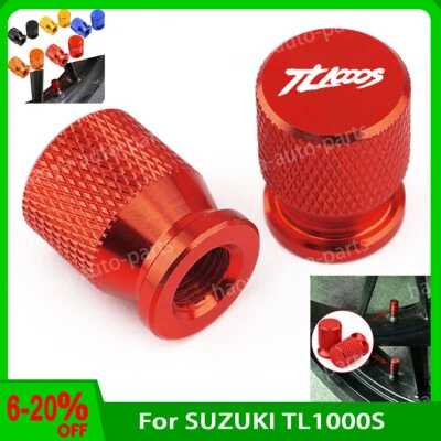 For SUZUKI TL1000S All years motorcycle Tire Valve Stem Caps Cover  Accessories Foto 1 de 4