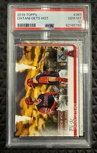 2019 Topps Shohei Ohtani “Ohtani Gets Hot” ERROR Date 2108 PSA 10 Qty🔥💎 - Picture 1 of 3