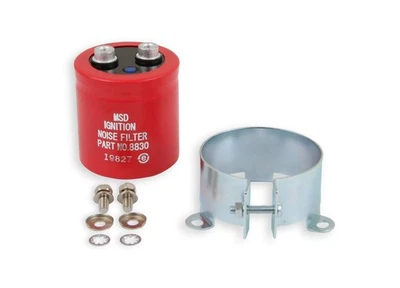 MSD IGNITION Electronic Noise Filter - EMI - Plastic - Red - Universal - Each - Image 1 of 3
