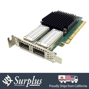 56 Gb QSFP+ Dual Port EC33 00RX852 IBM PCIe 3.0 x16 FDR InfiniBand Network Card - Afbeelding 1 van 7