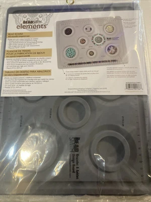 Bead Smith, pulsera y tobillera de tablero de cuentas, tablero de diseño, cubierta transparente nueva Foto 1 de 3