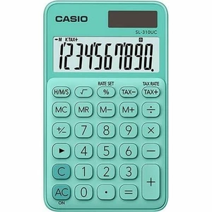 Calculatrice Casio SL-310UC-GN BOX Vert Plastique - Photo 1/3