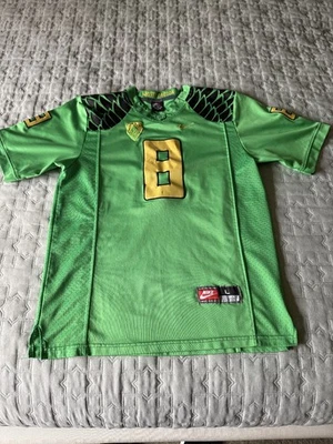 Camiseta de fútbol Nike juvenil Oregon Ducks cosida Mariota juvenil talla grande Foto 1 de 4