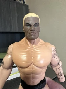 Cabeza masculina afroamericana personalizada escala 1/6 ojos verdes rubios esculpidos (¿Rodman?) - Imagen 1 de 6