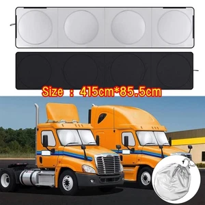 Für Truck Van Faltbar Auto Windschutzscheibe Sonnenschutz UV-Schutz 201X85CM - Bild 1 von 18