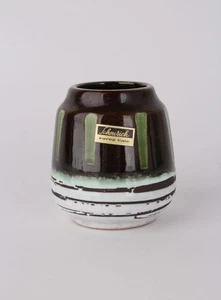 Scheurich europ-linie kleine bemalte Keramik Vase - Bild 1 von 4