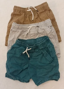 Cat & Jack shorts Lot of 3 Boys size XS 4/5 multicolor drawstring elastic - Picture 1 of 6
