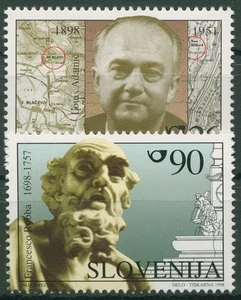 Slowenien 1998 Persönlichkeiten Louis Adamic Francesco Robba 223/24 postfrisch - Picture 1 of 1