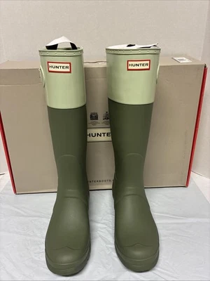 Botas altas Hunter Field Huntress bloque de lluvia para mujer talla 11 Foto 1 de 4
