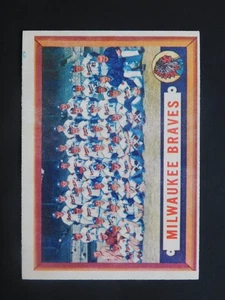 1957 Topps Baseball Card #114 Milwaukee Braves (EX) Bargain Bin - Picture 1 of 2