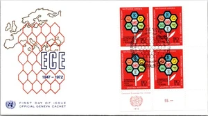 Vintage FDC United Nations Geneva Postmark Scott #27 Economic Commission Europe - Picture 1 of 2