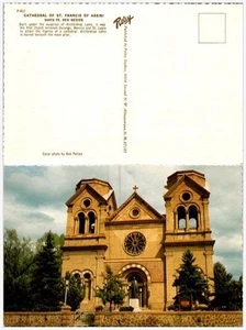 Santa Fe NM St Francis Cathedral Postcard ~70s Petley P-812 - Picture 1 of 1