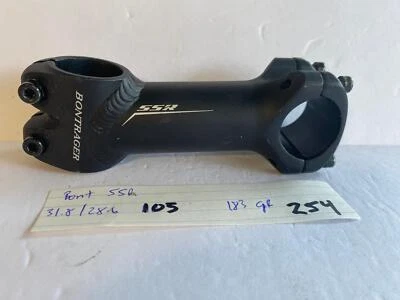 Bontrager SSR bicycle +-10° STEM 105mm 28.6 x 31.8 handlebar - Image 1 of 4