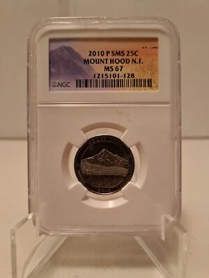 Campana de montaje SMS 2010-P N.F. Cuarto | Calificado NGC MS67 | Envío combinado Foto 1 de 4