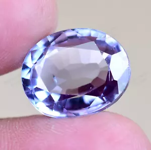 Piedra preciosa suelta natural de musgravita de 15,30 quilates gris púrpura si ovalada certificada - Imagen 1 de 6