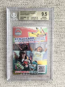 BGS 9.5 2023 World Championships Yokohama Deck Pikachu Advertisement Pokemon - Picture 1 of 2
