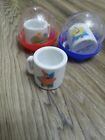 SpongeBob SquarePants Vintage 2002 Viacom Mini Cups Mugs Set of 3