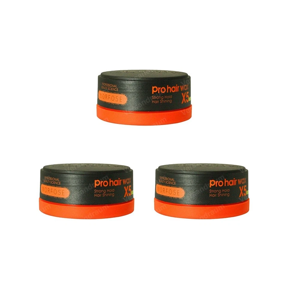 3x Morfose Pro X5 Haarwachs 150ml • Wax • Matte Xtreme • Maximum • Strong Hold - Bild 1 von 1
