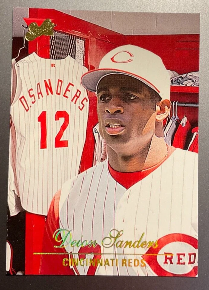 1994 Studio #172 Deion Sanders Cincinnati Reds Colorado Buffaloes - Image 1 of 1