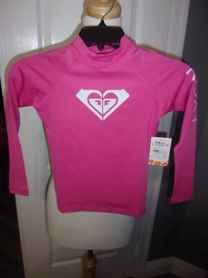 Roxy Girl's Pink Rashguard Size 7 X/S - Изображение 1 из 2