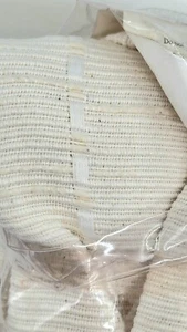 2 neue versiegelte Madura Vorhänge cremeweiß 57,1 Zoll x 110,2 Zoll Ourson & 78,7 Zoll x 110,2 Zoll Frankreich - Bild 1 von 11