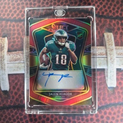 Jalen Reagor 2020 Panini Select Red Prizm Auto - Image 1 of 3