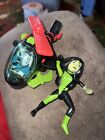 2003 Mcdonald's Happy Meal Toy Kim Possible Drakken's Helicopter & Shego figurine