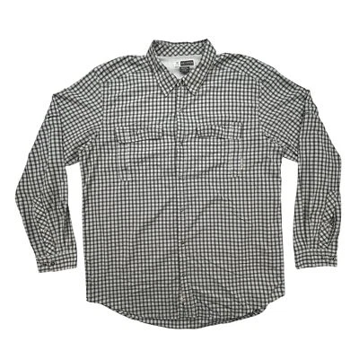 ExOfficio Shirt Mens XL Insect Shield Plaid Nylon Outdoor Travel Hiking ESCC-2B - Image 1 of 4