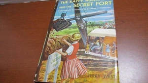 Vintage HAPPY HOLLISTERS and The SECRET FORT~Dust Jacket~1955~Jerry West - Picture 1 of 6
