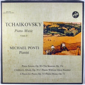 3 LP VOX BOX Tchaikovsky MICHAEL PONTI Piano Music Vol. II SVBX-5459 - Imagen 1 de 4