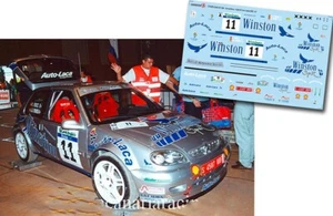 C110 DECAL 1/43 Jose Antonio Torres CITROEN SAXO KIT CAR Rally de Canarias 2002 - Foto 1 di 1