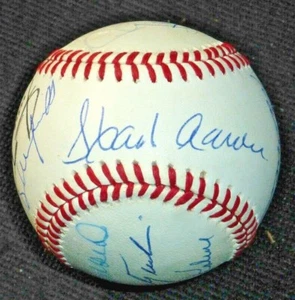 (12x) 3000 Hit Club Signed Baseball Hank Aaron~Willie Mays~Rose~Yastrzemski JSA - Picture 1 of 7