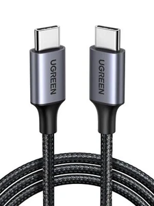 UGREEN Cable USB C a USB C 60W PD 3.0, Cable Tipo C Carga Rápida Nylon - Imagen 1 de 9